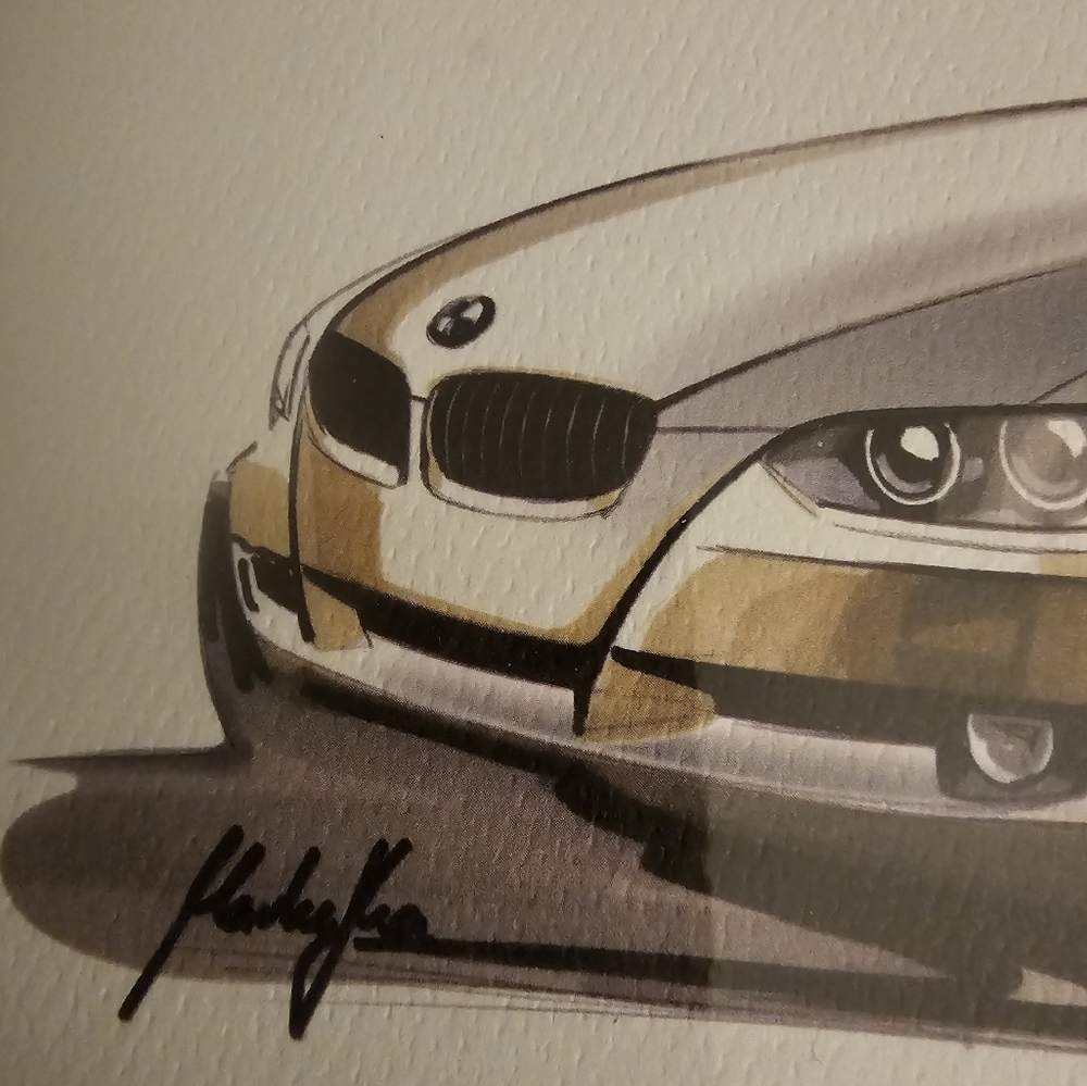 BMW Car Art Print